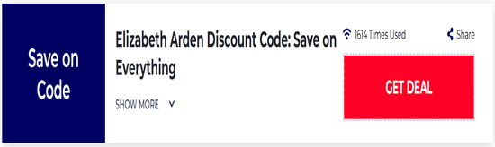 Promo Elizabeth Arden Code