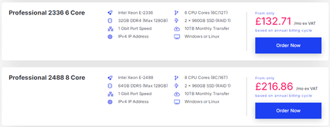 eukhost Servers