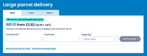 Evri Large Parcel Delivery