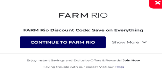 Copy Farm Rio Promo
