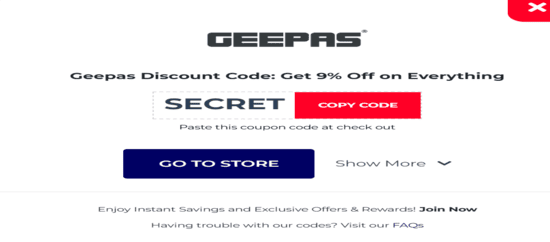 Copy Geepas Promo