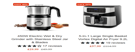 Geepas KitchenWare & Appliances