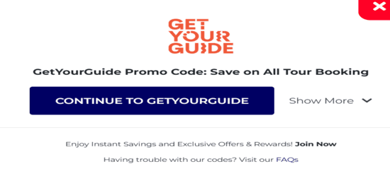 Copy GetYourGuide Promo