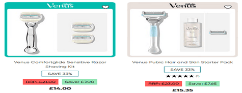 Gillete Venus Razors