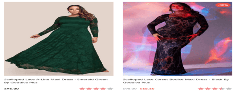 Goddiva Plus Size