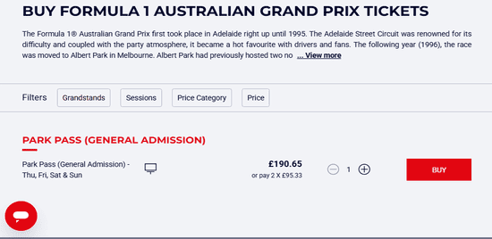 Products of GooTickets