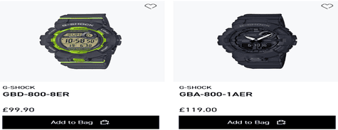 G-SHOCK Sports Watches