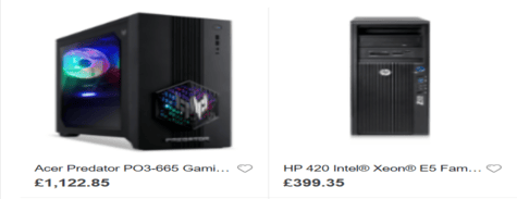 GtechPro Desktop PC’s