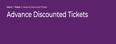 Heat Throw Advance Discounted Tickets
