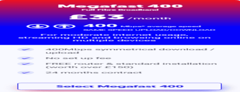 Hey Broadband Megafast (400Mbps)