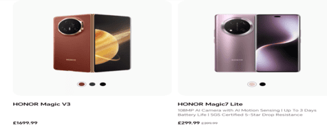 Phones Honor