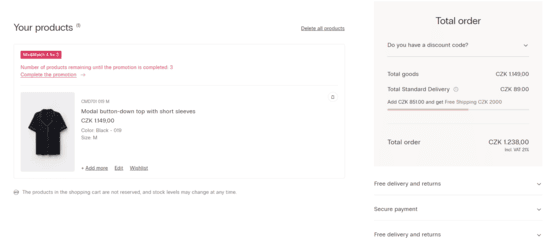 Intimissimi discount applied