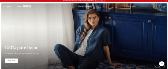 Intimissimi Website