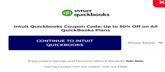 Copy Intuit QuickBooks Promo