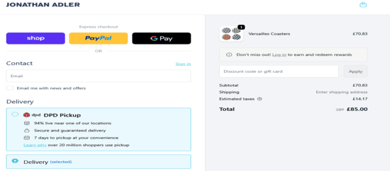 JONATHAN ADLER Applycoupon