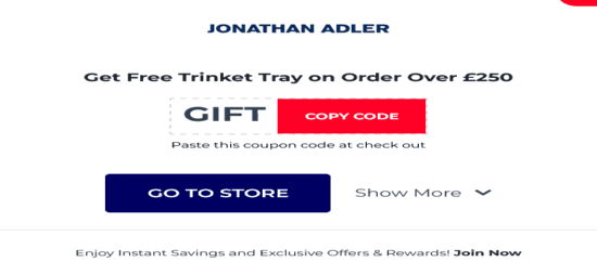 Copy JONATHAN ADLER Promo