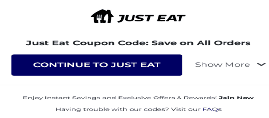 Copy Just Eat Promo
