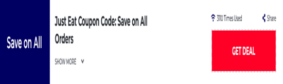 Promo Just Eat Code