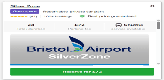 Products of JustPark