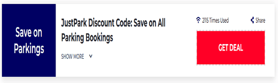 Promo JustPark Code