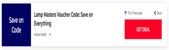 Promo Lamp Masters Code