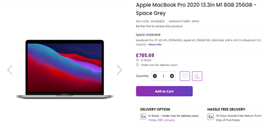 Products of LaptopHub