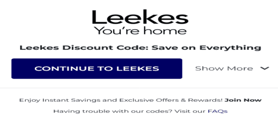 Copy Leekes Promo