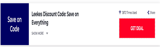 Promo Leekes Code
