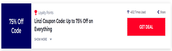 Linzi Show Coupon