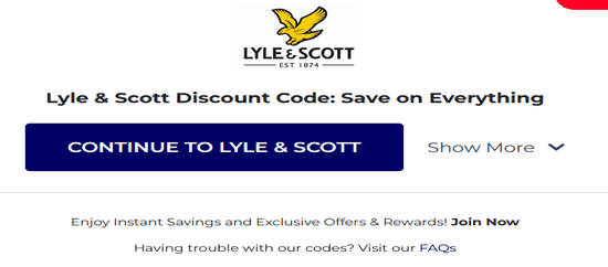 Copy Lyle & Scott Promo