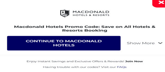 Copy Macdonald Hotels Promo