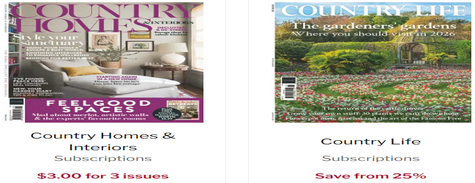 Magazines Direct Magazines A-Z