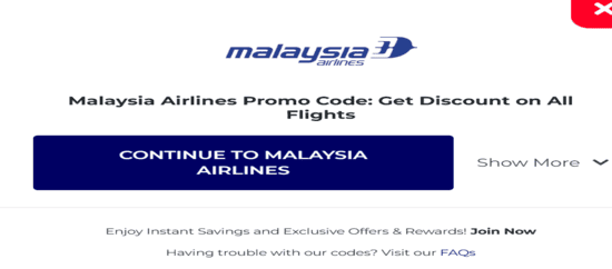 Copy Malaysia Airlines Promo