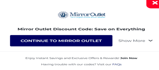 Copy Mirror Outlet Promo