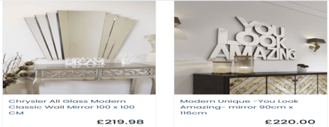 Mirror Outlet Shop By Shape