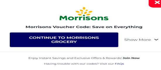 Morrisons Grocery Copy Promo