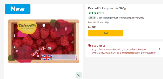 Morrisons Grocery Product