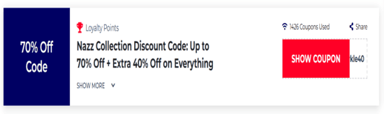 Promo Nazz Collection Code