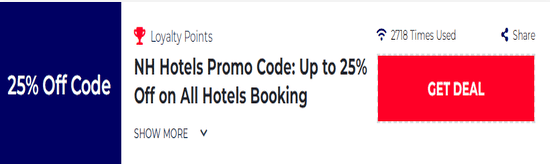 Promo NH Hotels Code