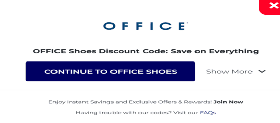 OFFICE Shoes Copy Promo
