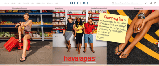 OFFICE Shoes Website