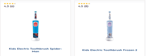 Oral B Kids Products