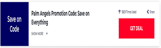 Promo Palm Angels Code