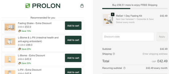 Apply ProLon Promo