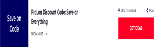 Promo ProLon Code