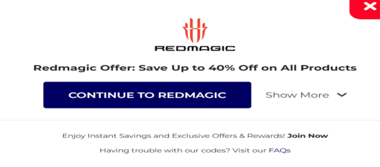 Copy Redmagic Promo
