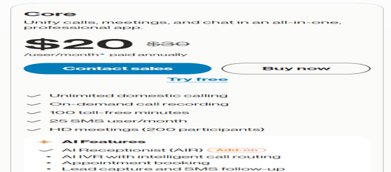 RingCentral Apply Coupon