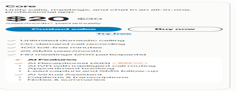 RingCentral Core Plan
