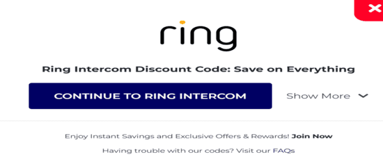 Ring Intercom Copy Promo