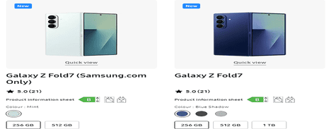 Samsung Mobiles